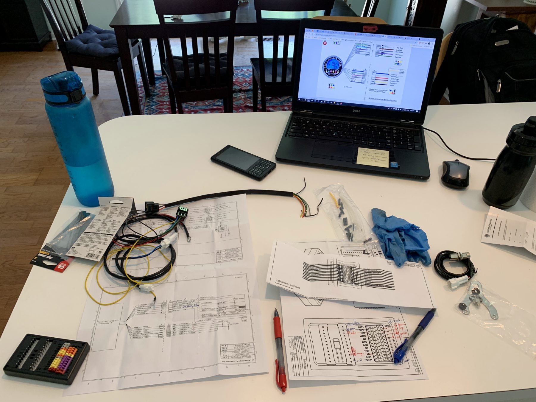 Wiring diagrams and new harness